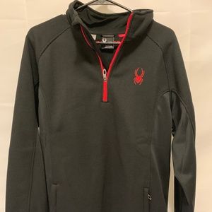 NWT Spyder Outbound Pull Over Jacket Men's L Black